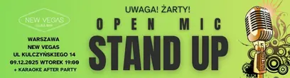 Stand Up Open Mic: Uwaga! Żarty! (Warszawa)