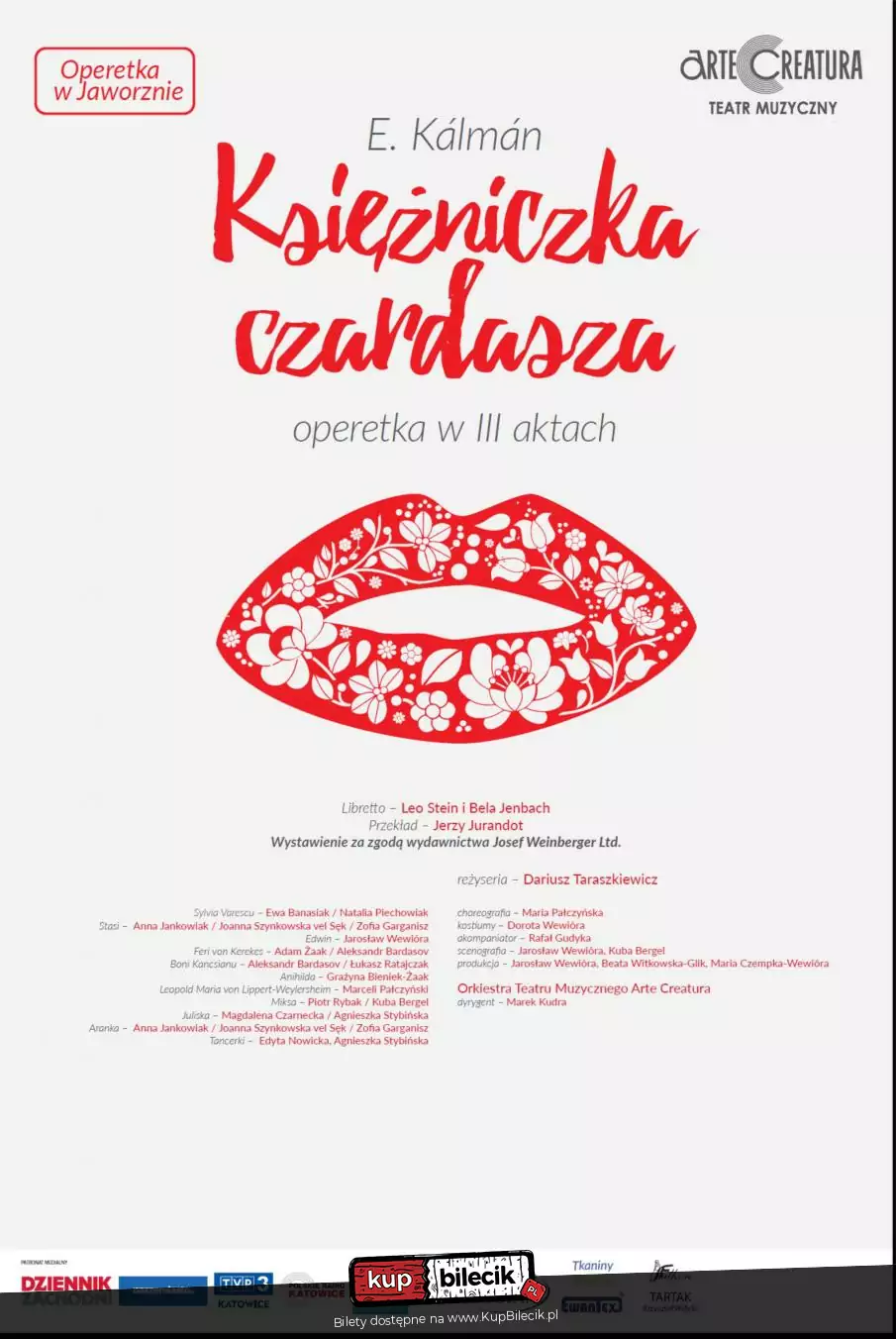 Ksiniczka czardasza I.Kalman operetka - Arte Creatura Teatr Muzyczny
