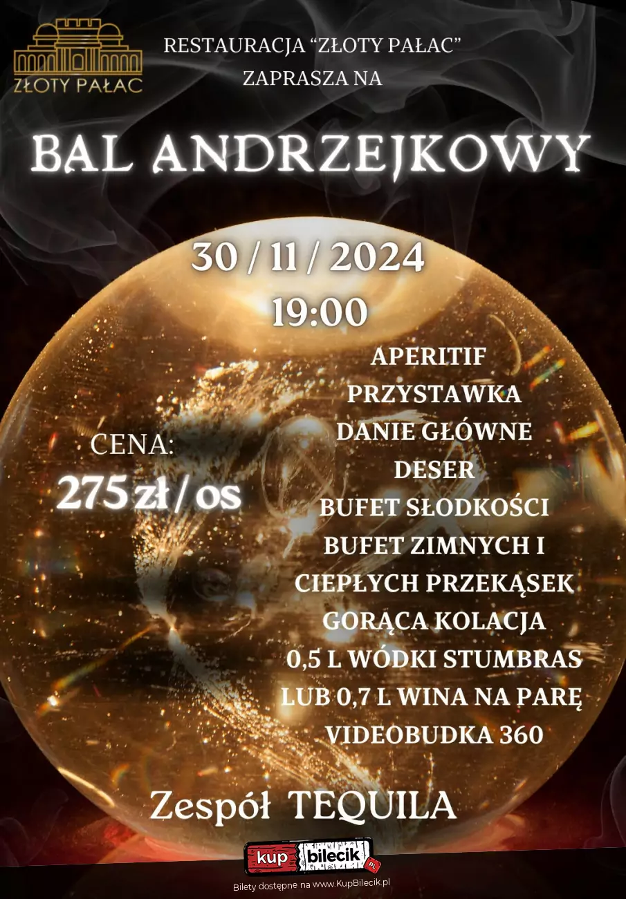 Bal Andrzejkowy z zespołem Tequila