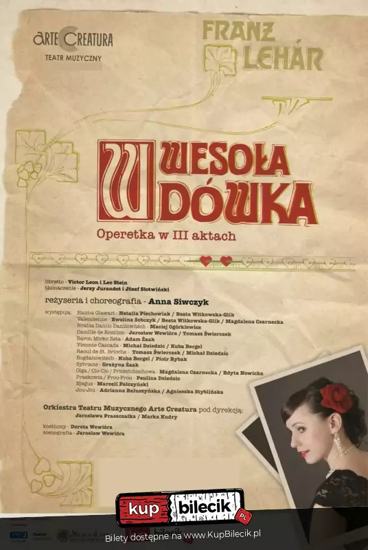 Wesoa Wdwka - operetka F. Lehara - Arte Creatura Teatr Muzyczny
