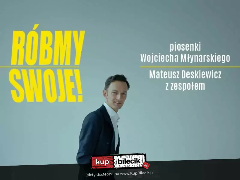 Mateusz Deskiewicz z zespołem