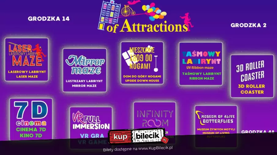 House Of Attractions - wydarzenie całodniowe od 10:00 do 22:00