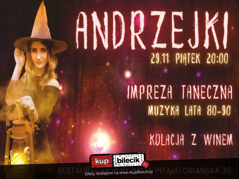 Andrzejki z kolacj i winem