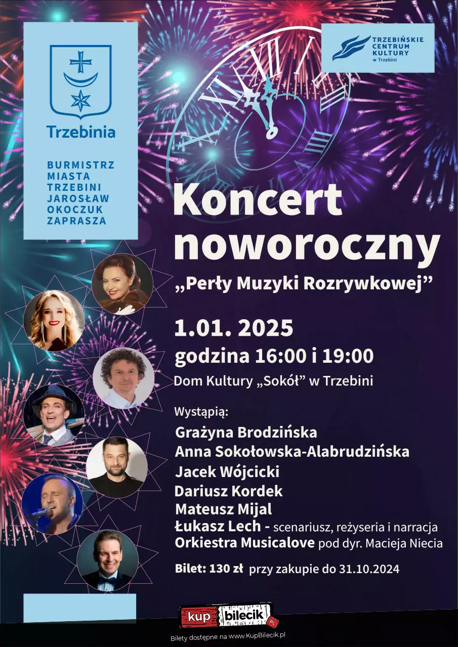 Koncert Noworoczny "Perły Muzyki Rozrywkowej"