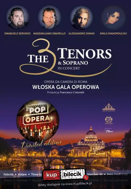 The 3 Tenors & Soprano - Woska Gala Operowa