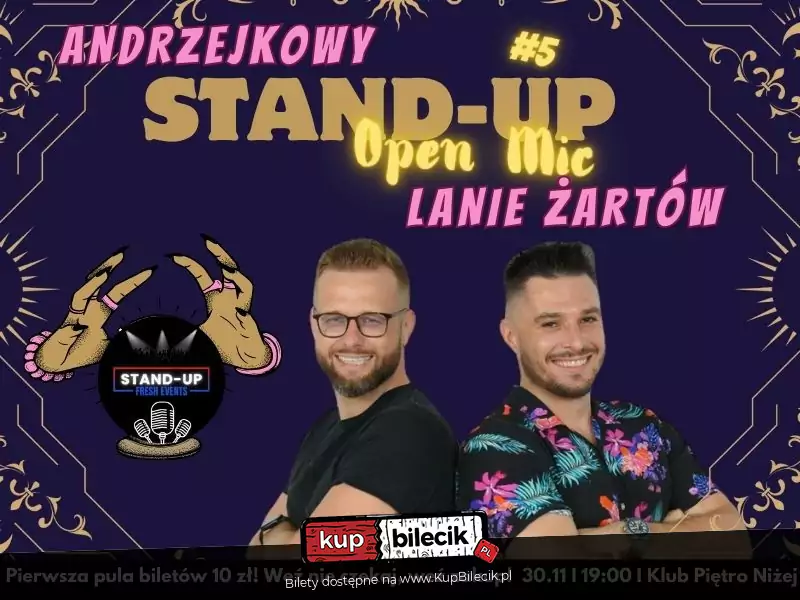 Andrzejkowy Open Mic czyli Lanie Żartów