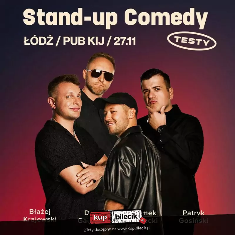 Stand-up: Krajewski x Gadowski x Kołecki x Gosiński | Łódź