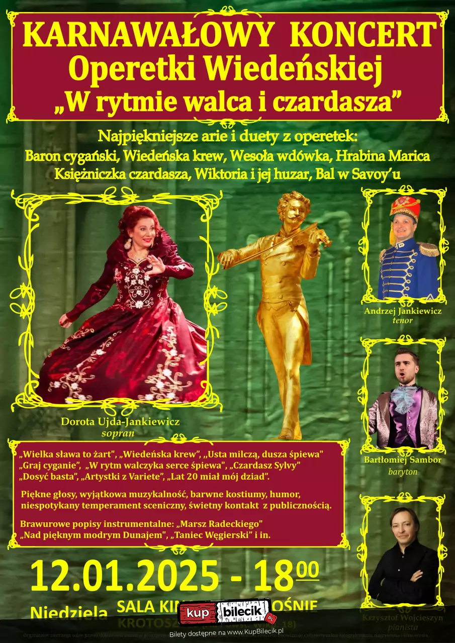 Karnawaowy Koncert Operetki Wiedeskiej