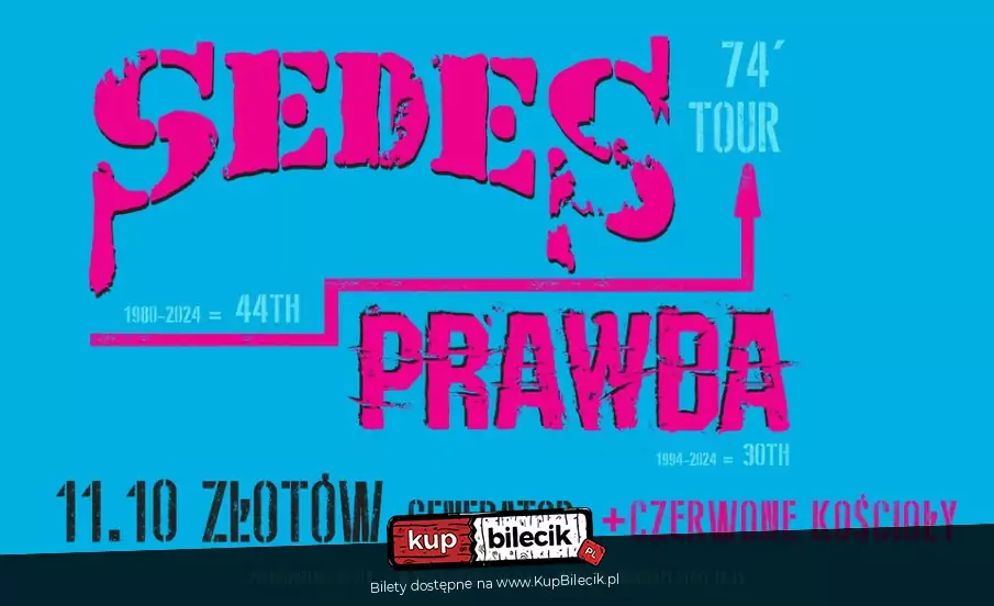 SEDES + PRAWDA + CZERWONE KOŚCIOŁY