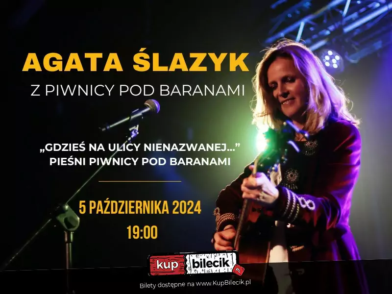 Agata Ślazyk z Piwnicy pod Baranami "Gdzieś na ulicy nienazwanej..." - Pieśni Piwnicy pod