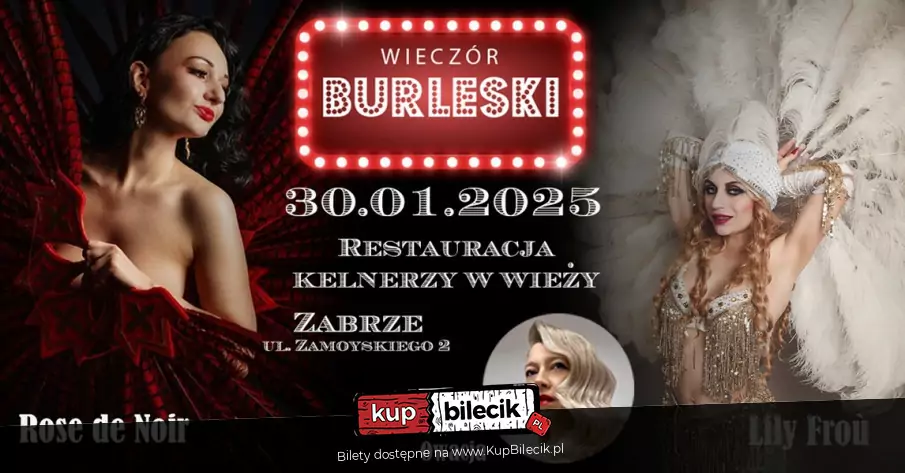 Burleska by Rose de Noir w restauracji Kelnerzy w Wieży