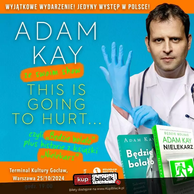 Live show: Adam Kay - This is going to hurt / Warszawa / 25.10.2024