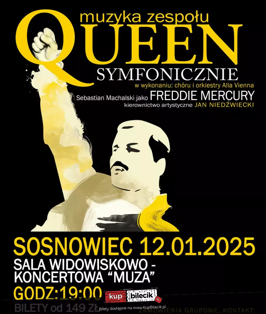 QUEEN SYMFONICZNIE po raz pierwszy w SOSNOWCU - Sala Widowiskowo-Koncertowa "MUZA"