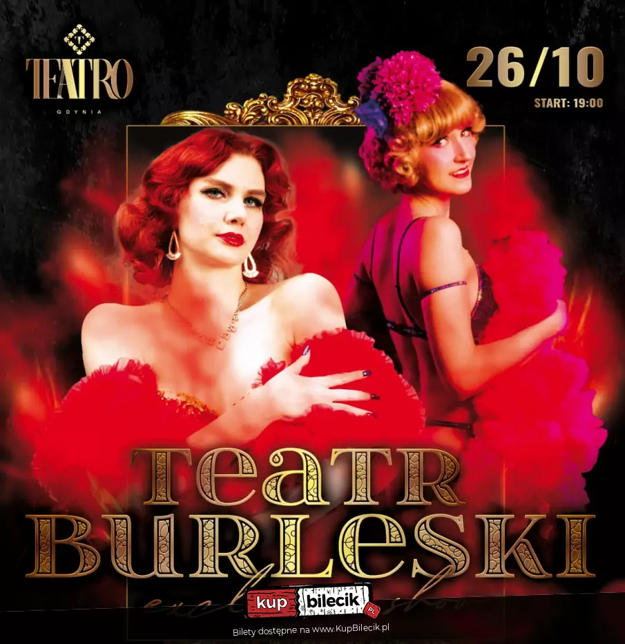 Burlesque z Freya Flame i Willow Sprinkle z prowadzącym Damianem Dziubkiem