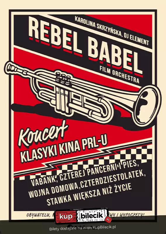 Klasyki kina PRL-u - koncert w wykonaniu Rebel Babel Film Orchestra