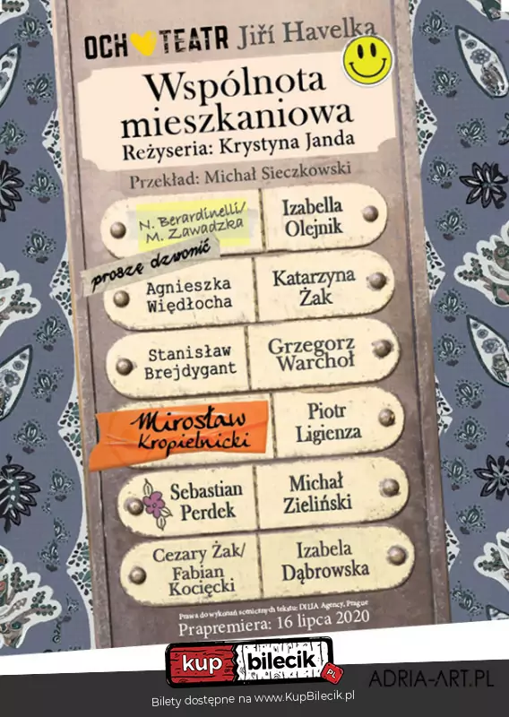 Wspólnota mieszkaniowa - Katarzyna i Cezary Żak w spektaklu Och-Teatru