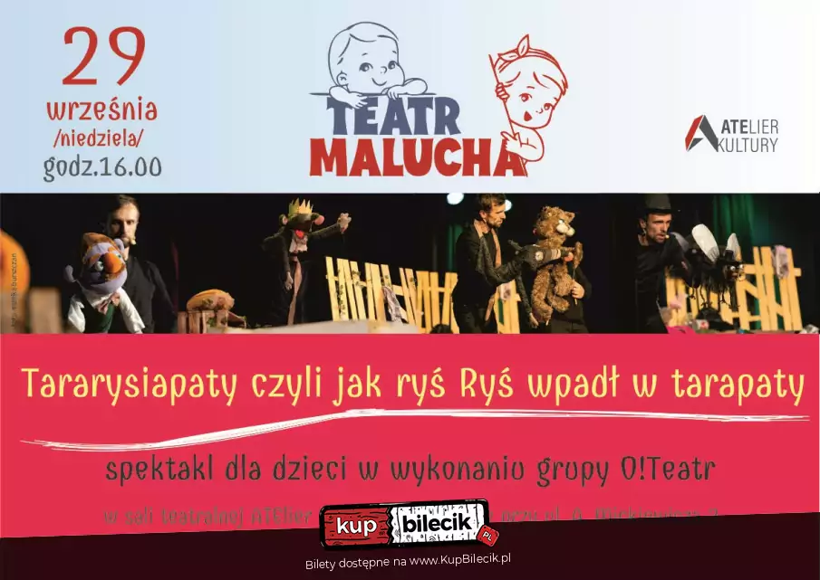 Spektakl dla dzieci w wykonaniu grupy O!Teatr