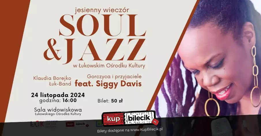 Jesienny wieczór Soul&Jazz - Siggy Davis