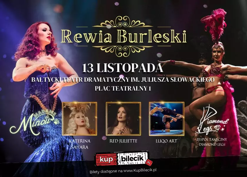 Rewia Burleski od Madame de Minou Bałtycki Teatr Dramatyczny Koszalin 13.11.2024