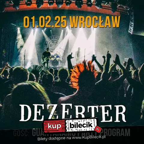 DEZERTER zagra w Starym Klasztorze!