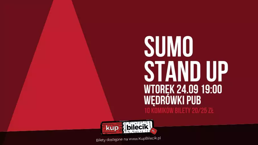 SUMO Stand up | Wtorek 24.09 | Charytatywny Stand up