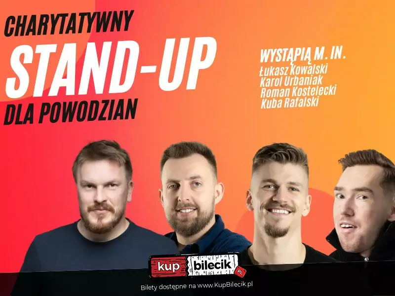 Charytatywny stand-up dla powodzian