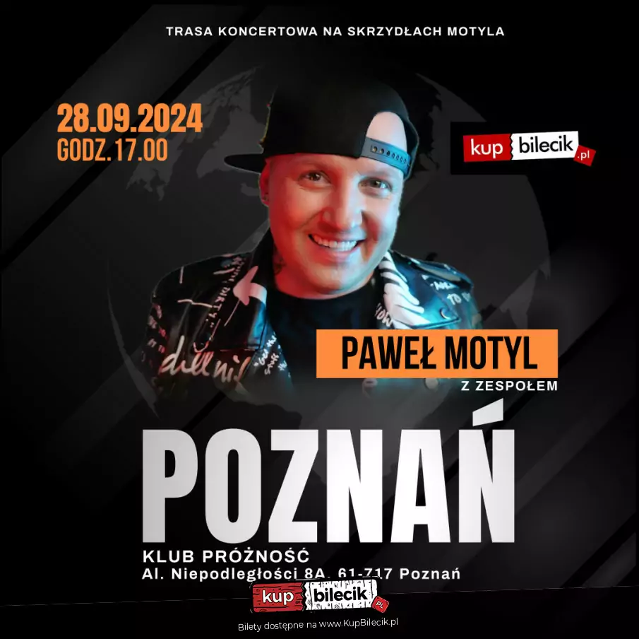 Koncert Pawła Motyla wraz z Zespołem