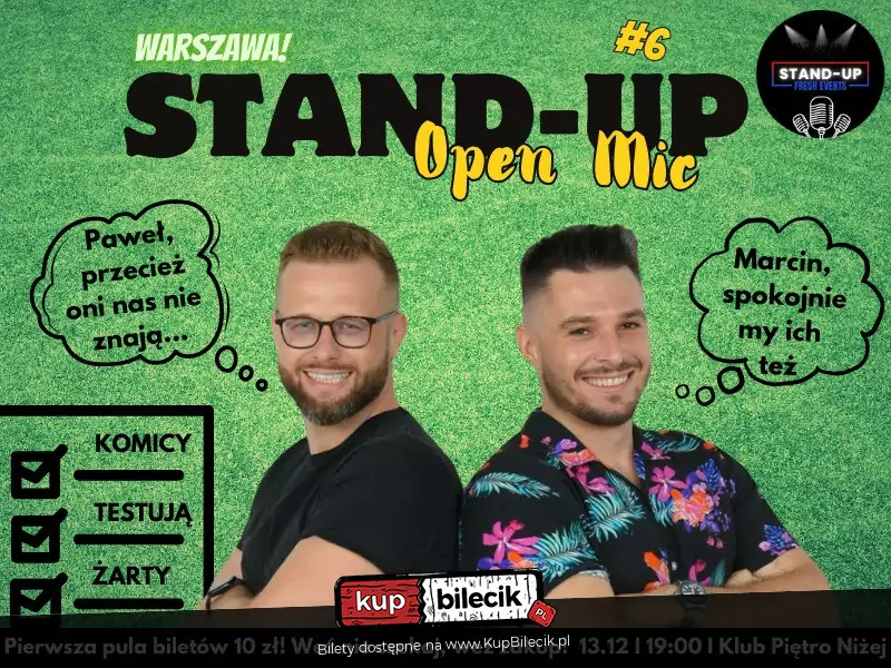 Stand-Up Fresh Events