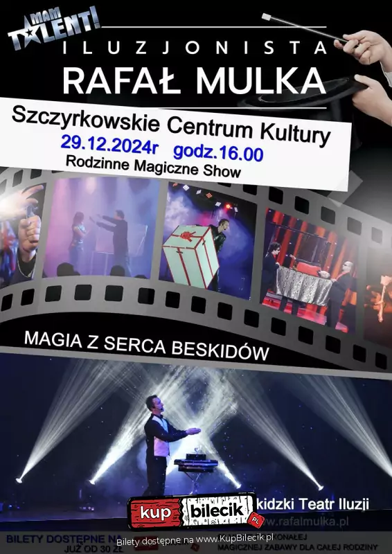 Iluzjonista Rafa Mulka - Magiczne Show