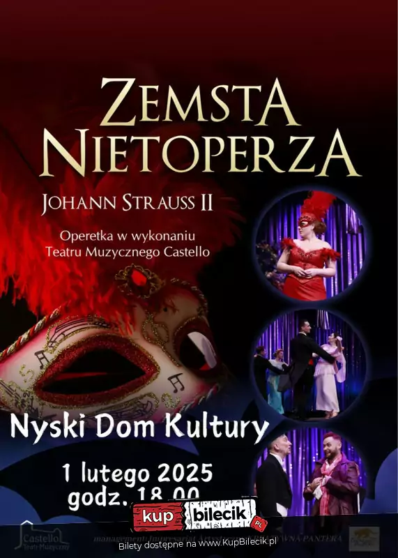 Zemsta Nietoperza - Teatr Muzyczny Castello