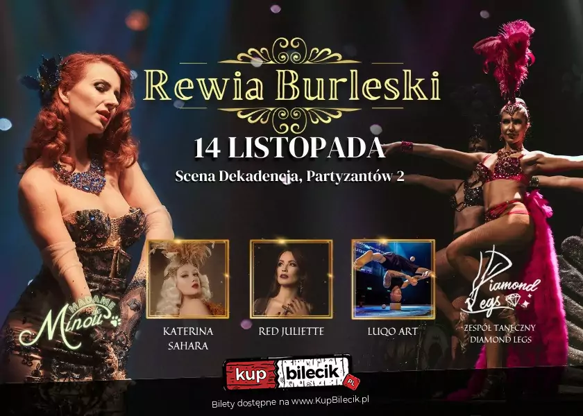 Rewia Burleski od Madame de Minou Scena Dekadencja Szczecin 14.11.2024