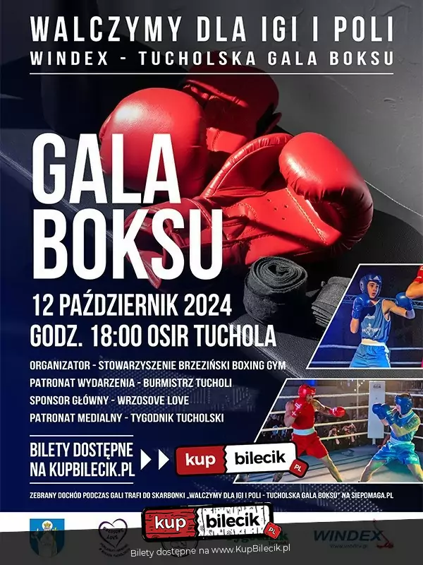 Walczymy dla Igi i Poli - Tucholska Gala Boksu