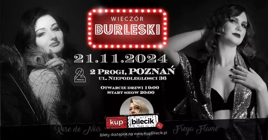 Burleska by Rosę de Noir w klubie 2 progi