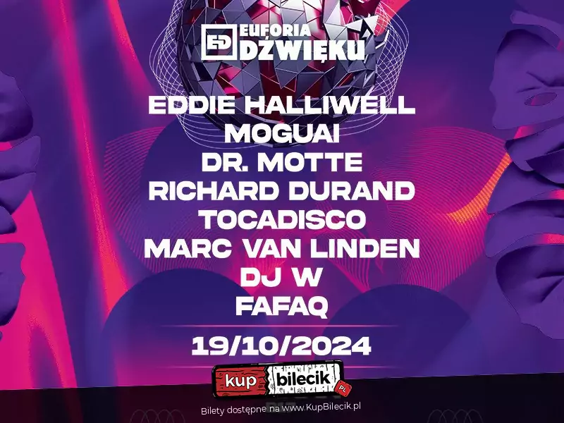 EDDIE HALLIWELL | MOGUAI | DR MOTTE | RICHARD DURAND | TOCADISCO | MARC VAN LINDEN | DJ W | FAFAQ