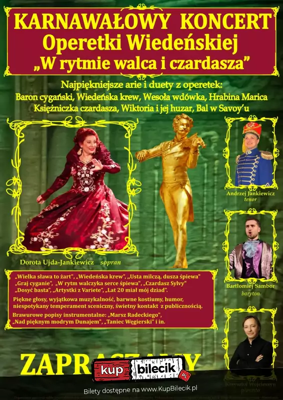 Karnawaowy Koncert Operetki Wiedeskiej