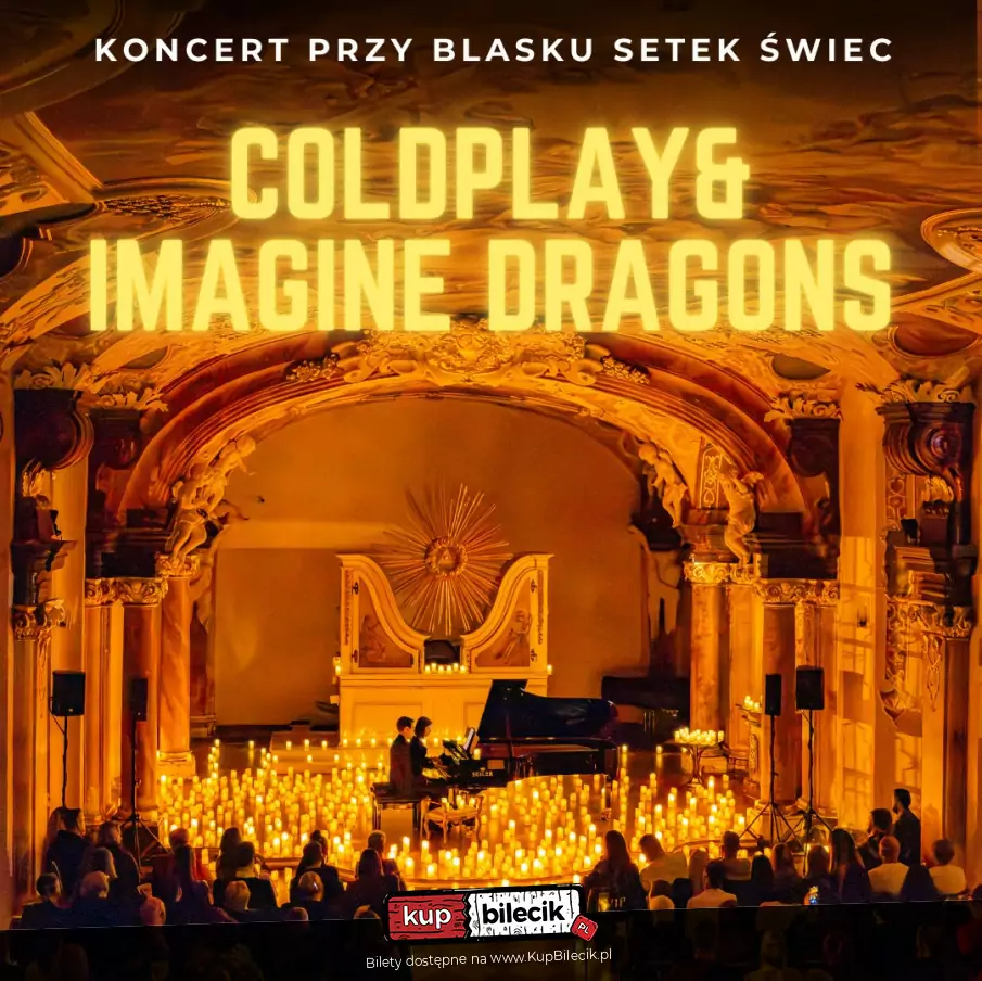 Koncert przy świecach w zabytkowej synagodze: Coldplay & Imagine Dragons