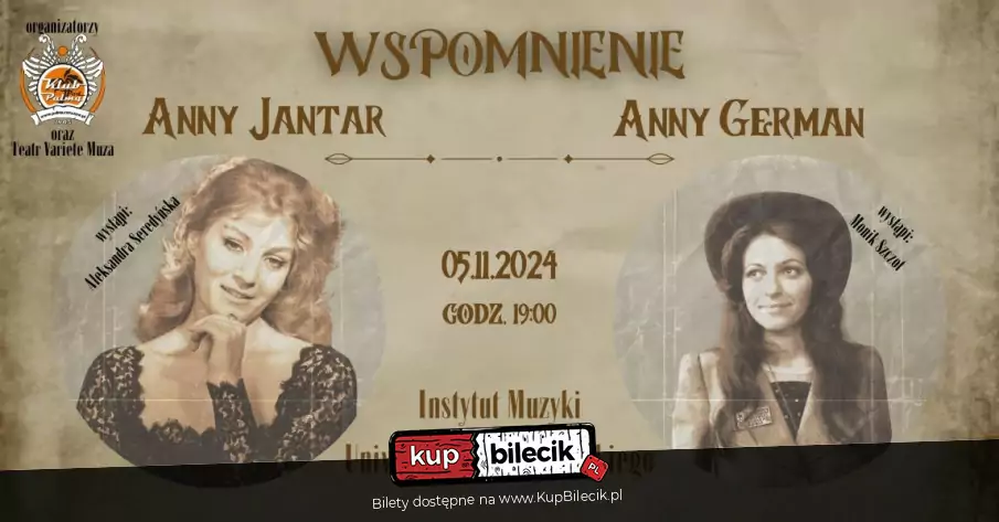 Wspomnienie Anny Jantar & Anny German - Koncert