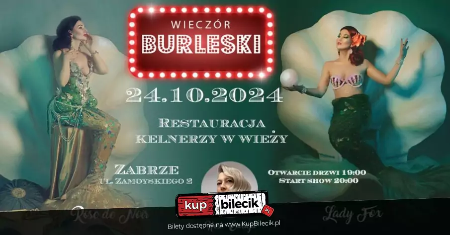 Burleska by Rose de Noir w restauracji Kelnerzy w Wieży