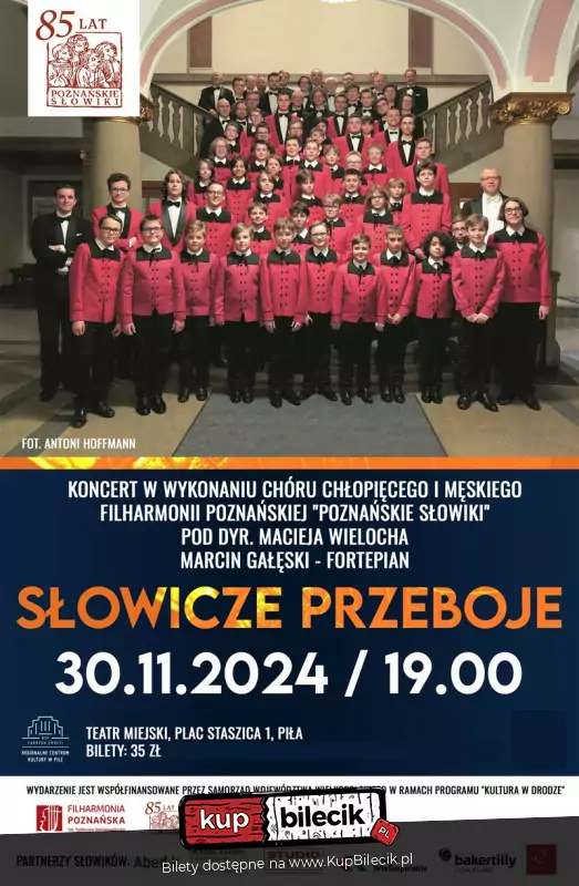 Słowicze przeboje - koncert w wykonaniu Chóru Filharmonii Poznańskiej