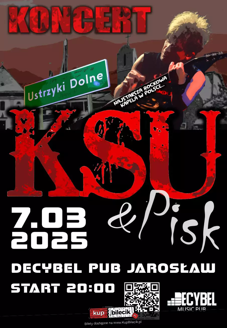 Koncert KSU & PISK w Decybel Pub Jarosław