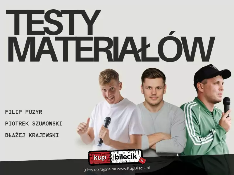 Testy Materiaw: Szumowski | Puzyr | Krajewski