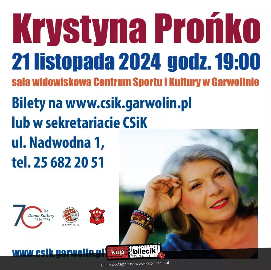 Koncert Krystyny Prońko