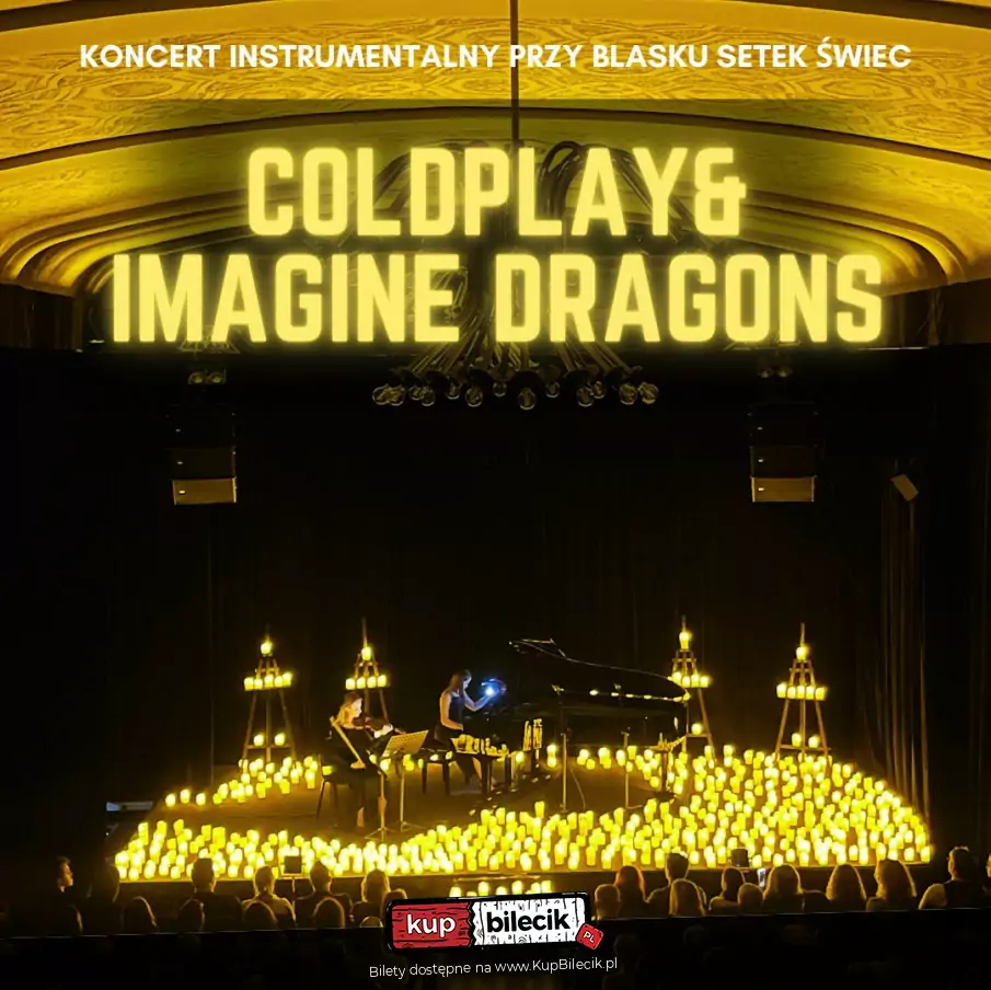 Koncert wśród setek świec: Coldplay i Imagine Dragons