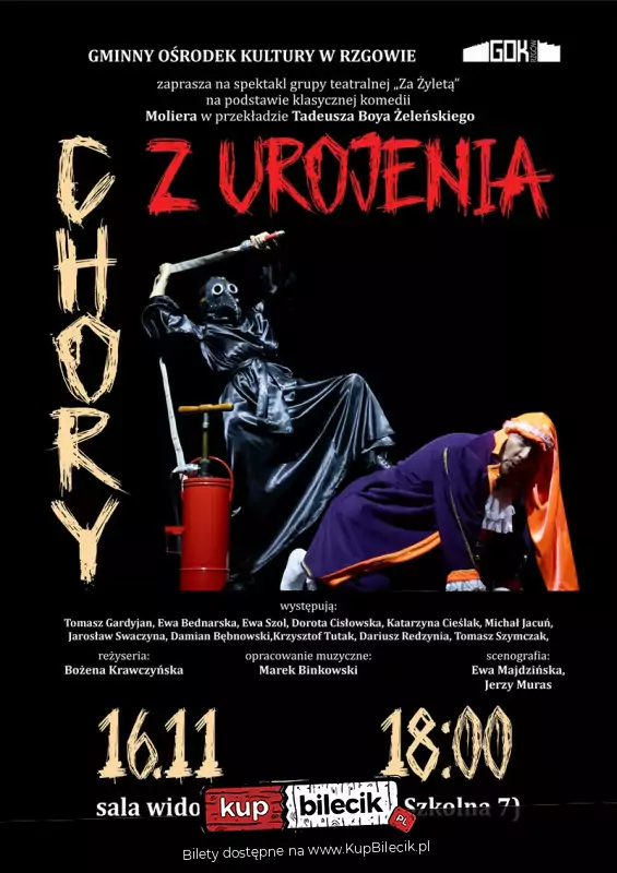 W wykonaniu grupy teatralnej "Za Żyletą"