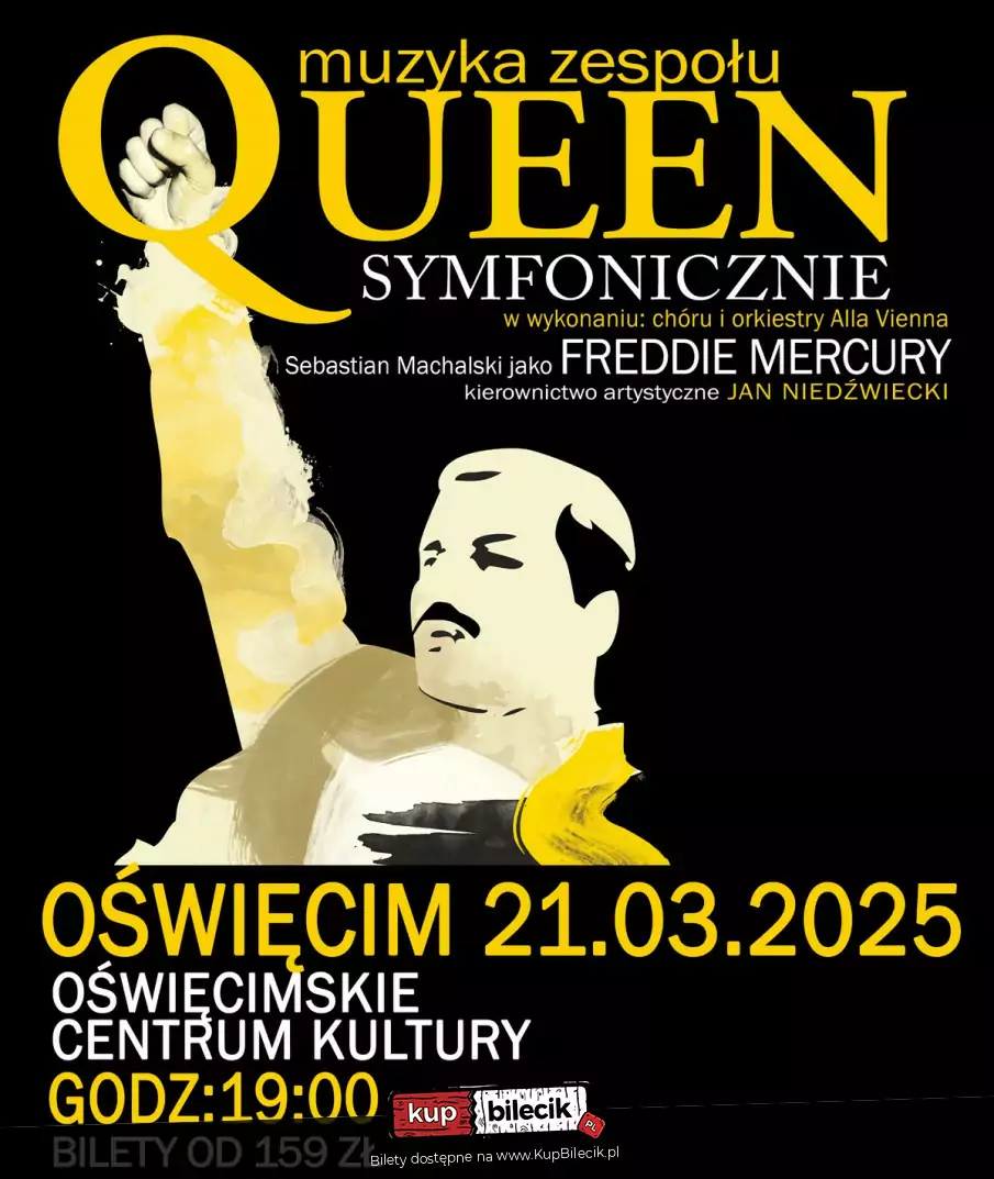 QUEEN SYMFONICZNIE powraca do OŚWIĘCIMIA - Oświęcimskie Centrum Kultury - 21 marca 2025!