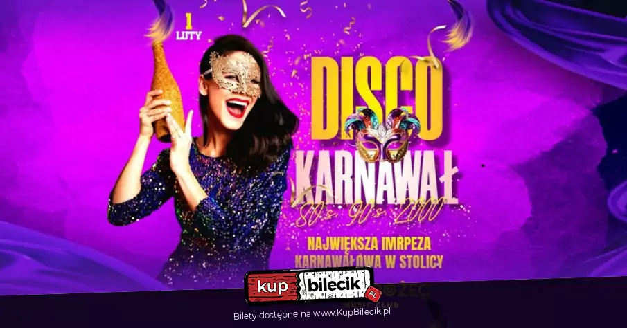 Disco Karnawał z lat 80's, 90's i 2000