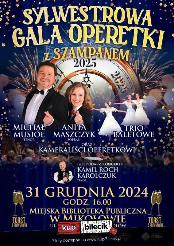 Sylwestrowa Gala Operetki z Szampanem