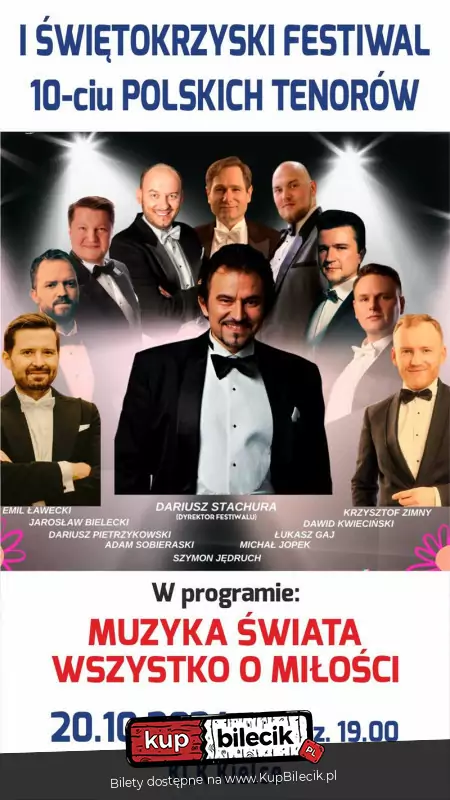 I witokrzyski Festiwal 10-ciu Polskich Tenorw